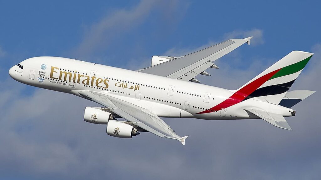 Airbus A380 no céu