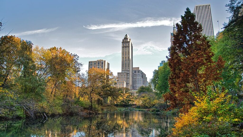 Central Park em Nova York nos Estados Unidos