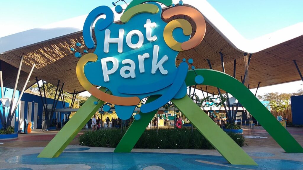 Hot park em Rio Quente. Goiás