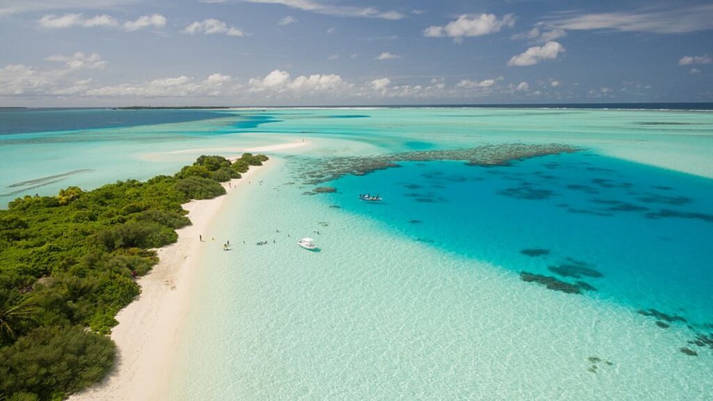 Ilha de Maafushi em Maldivas