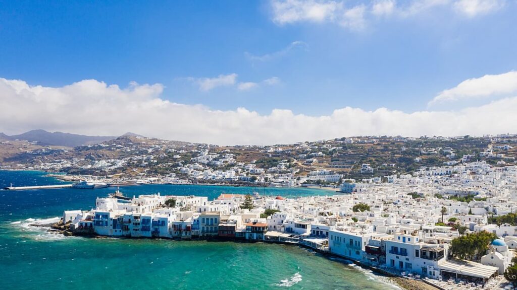 Mykonos na Grécia