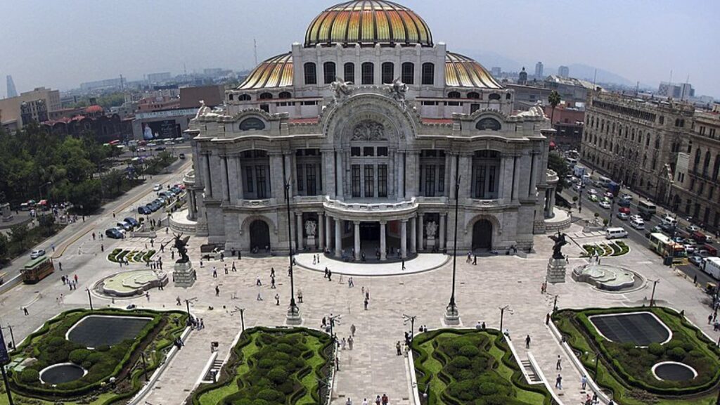 Palácio de Belas Artes na Cidade do México