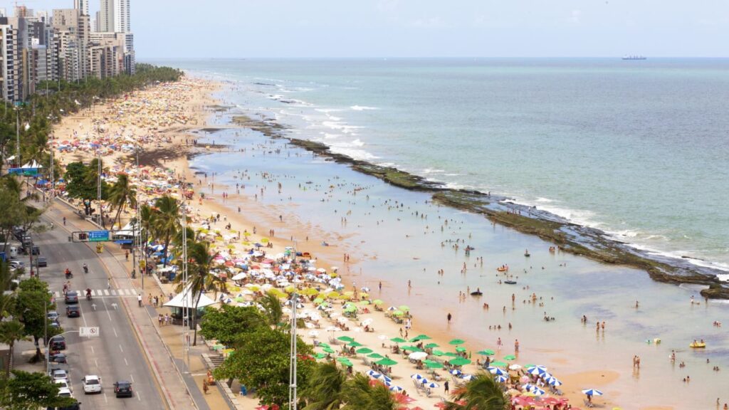 Praia de Boa Viagem em Recife, Pernambuco