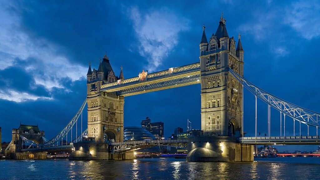 Tower Bridge em Londres no Reino Unido