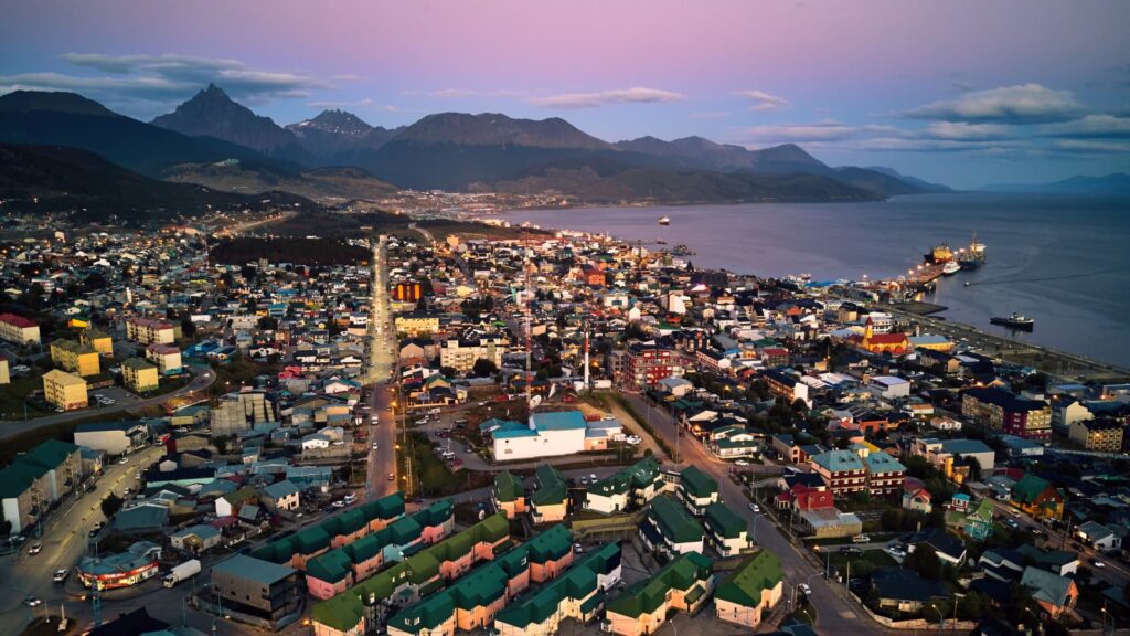 Vista de Ushuaia, Argentina